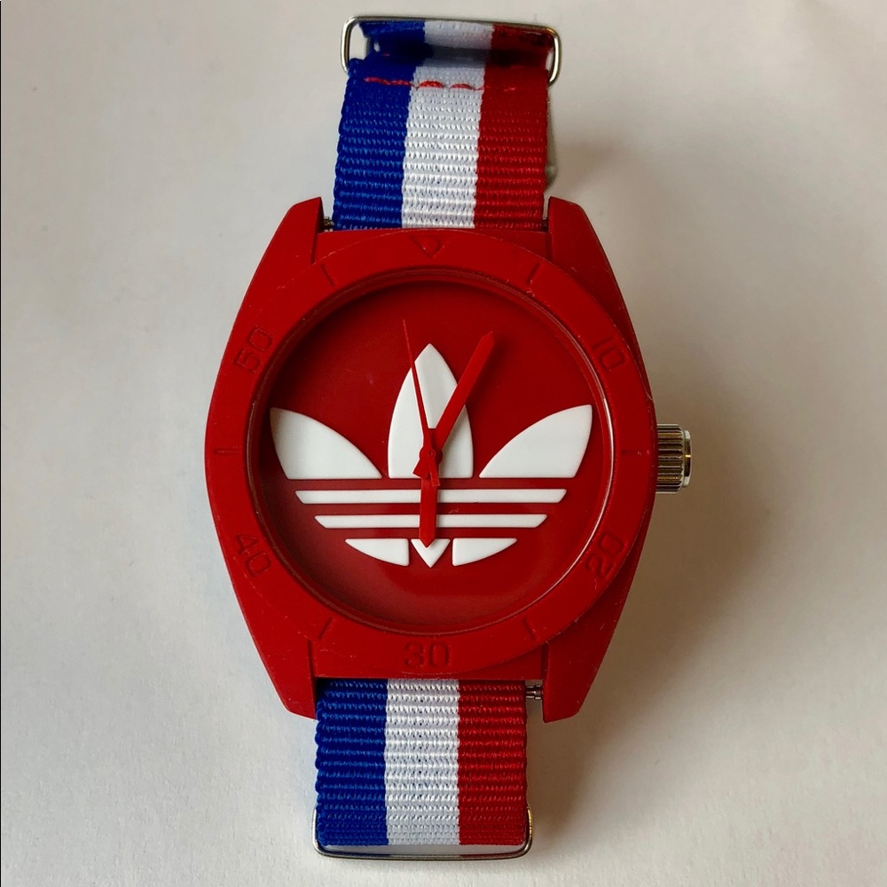 American flag Adidas analog USA watch